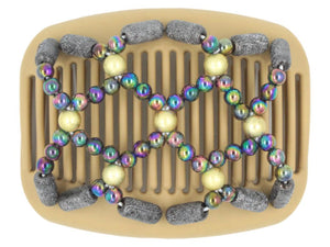 African Butterfly Hair Comb - Ndalena Blonde 97