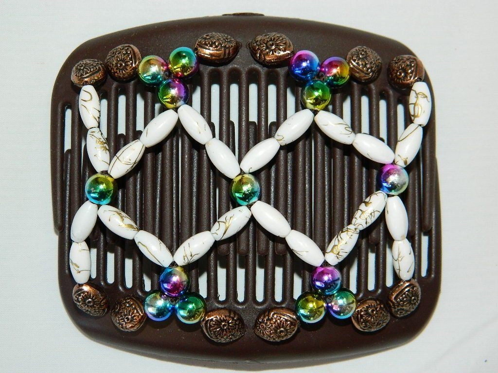 African Butterfly Hair Comb - Ndalena Brown 03