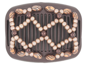 African Butterfly Hair Comb - Ndalena Brown 128