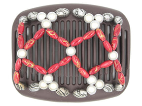 African Butterfly Hair Comb - Ndalena Brown 140