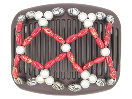 African Butterfly Hair Comb - Ndalena Brown 140