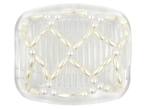 African Butterfly Hair Comb - Ndalena Clear 104