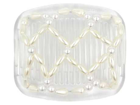 African Butterfly Hair Comb - Ndalena Clear 104