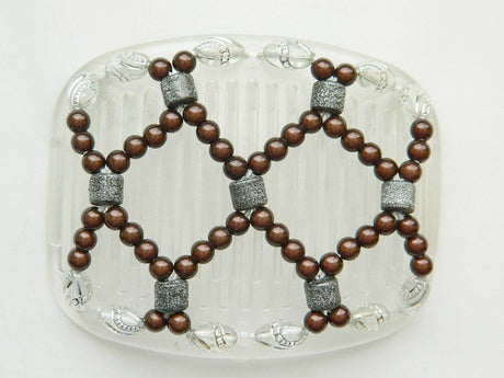 African Butterfly Hair Comb - Ndalena Clear 12