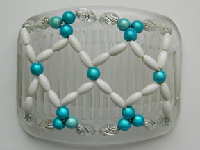 African Butterfly Hair Comb - Ndalena Clear 20