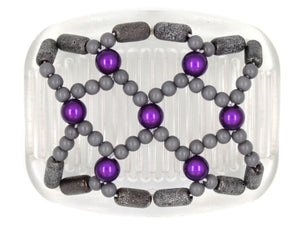 African Butterfly Hair Comb - Ndalena Clear 53