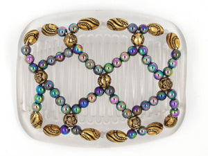 African Butterfly Hair Comb - Ndalena Clear 54