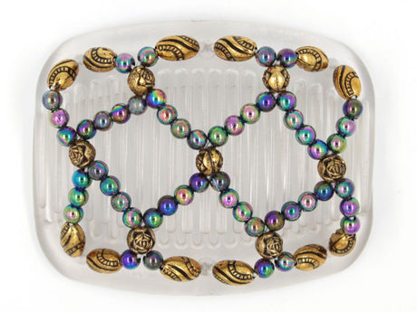 African Butterfly Hair Comb - Ndalena Clear 54