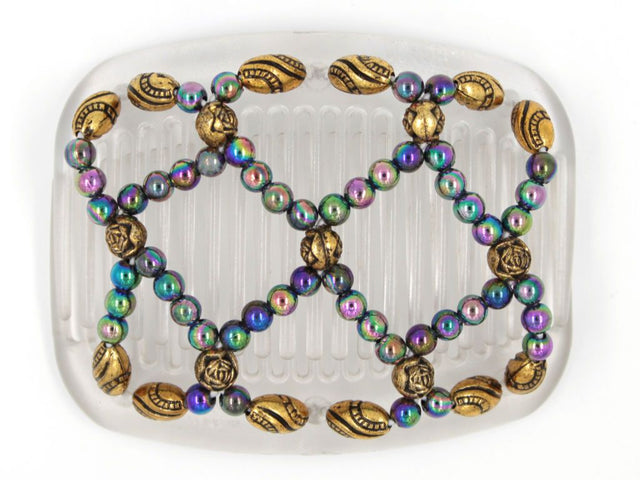 African Butterfly Hair Comb - Ndalena Clear 54