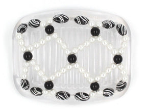 African Butterfly Hair Comb - Ndalena Clear 58