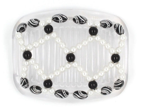 African Butterfly Hair Comb - Ndalena Clear 58