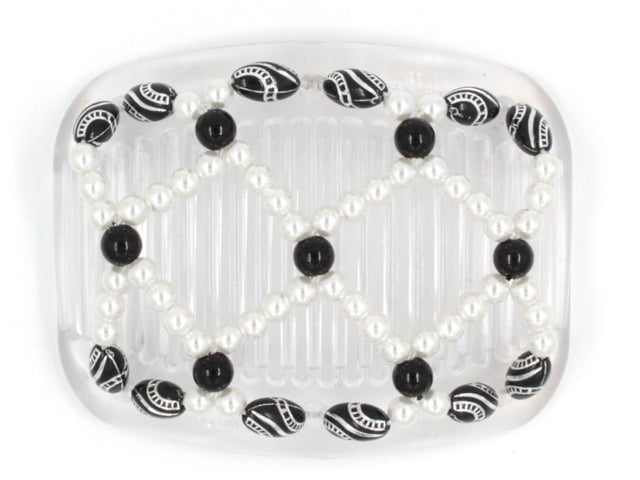 African Butterfly Hair Comb - Ndalena Clear 58