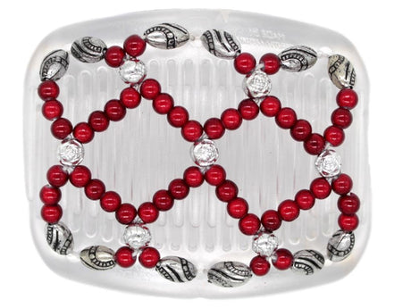 African Butterfly Hair Comb - Ndalena Clear 66