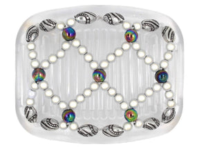 African Butterfly Hair Comb - Ndalena Clear 67