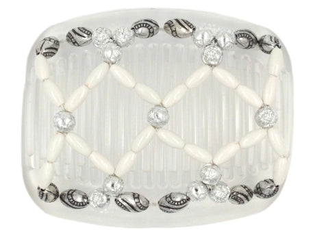 African Butterfly Hair Comb - Ndalena Clear 85