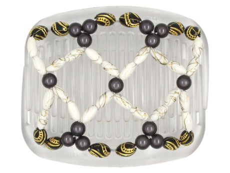 African Butterfly Hair Comb - Ndalena Clear 92