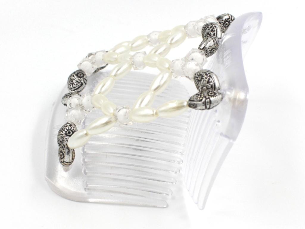 African Butterfly Hair Comb - Ndalena Clear 98