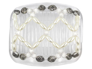 African Butterfly Hair Comb - Ndalena Clear 98