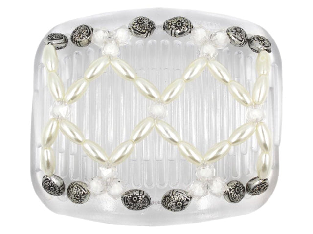 African Butterfly Hair Comb - Ndalena Clear 98