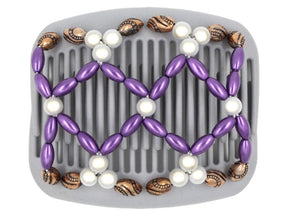 African Butterfly Hair Comb - Ndalena Gray 06