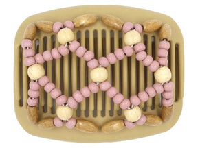 African Butterfly Hair Comb - Ndebele Blonde 65