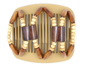African Butterfly Hair Comb - Stones & Bones Blonde 30