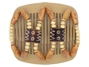 African Butterfly Hair Comb - Stones & Bones Blonde 34