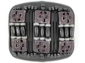 African Butterfly Hair Comb - Tripla Black 12