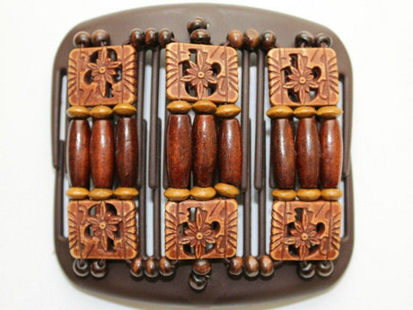 African Butterfly Hair Comb - Tripla Brown 15