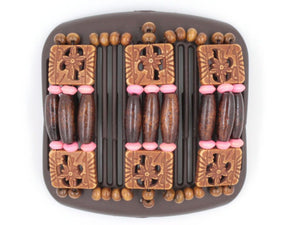 African Butterfly Hair Comb - Tripla Brown 30