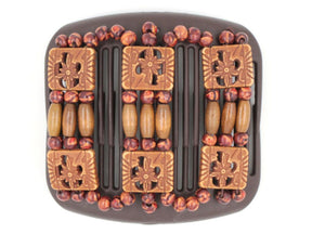 African Butterfly Hair Comb - Tripla Brown 31