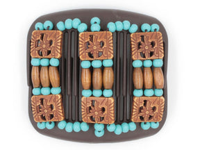 African Butterfly Hair Comb - Tripla Brown 32