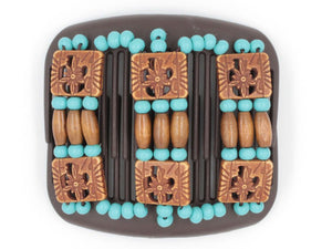 African Butterfly Hair Comb - Tripla Brown 32
