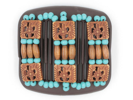 African Butterfly Hair Comb - Tripla Brown 32