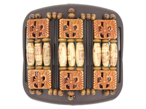 African Butterfly Hair Comb - Tripla Brown 45