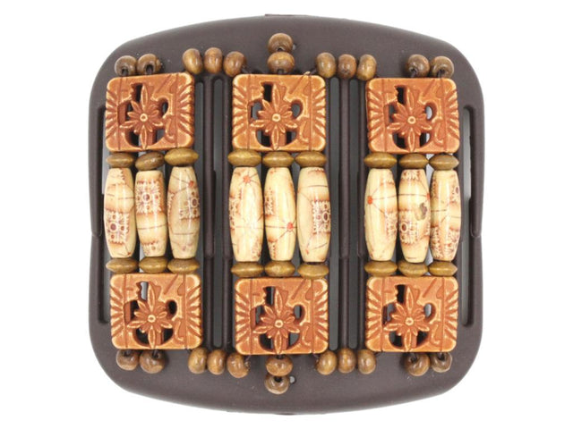 African Butterfly Hair Comb - Tripla Brown 45