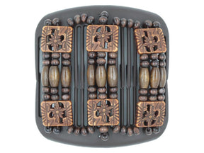 African Butterfly Hair Comb - Tripla Brown 53