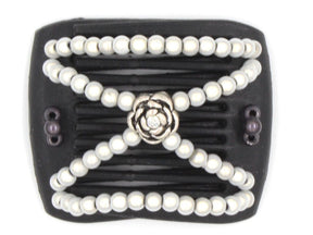 African Butterfly LadyBug Hair Comb - Black 20