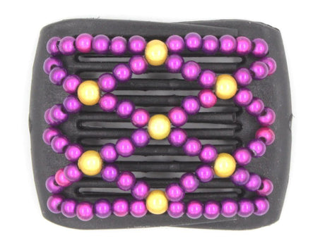 African Butterfly LadyBug Hair Comb - Black 26