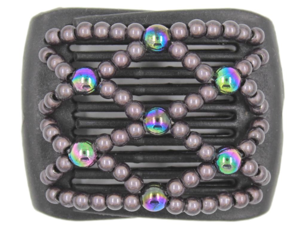 African Butterfly LadyBug Hair Comb - Black 44