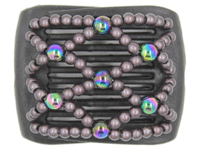 African Butterfly LadyBug Hair Comb - Black 44