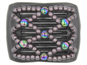 African Butterfly LadyBug Hair Comb - Black 44