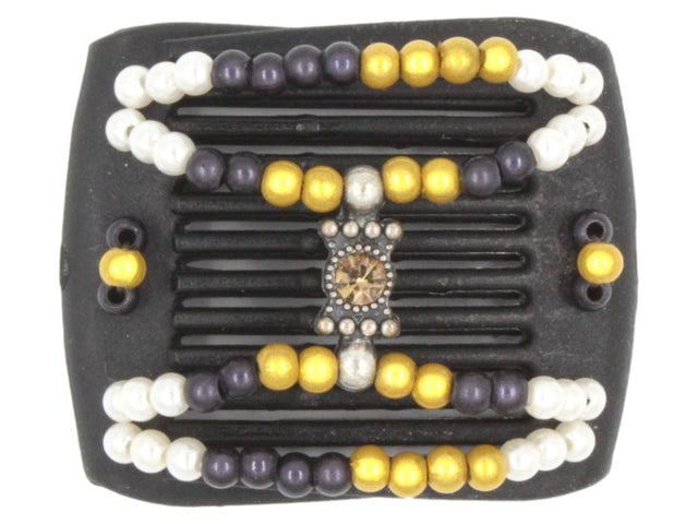 African Butterfly LadyBug Hair Comb - Black 49