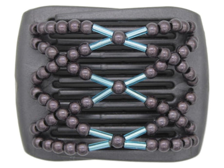 African Butterfly LadyBug Hair Comb - Black Pearl 22