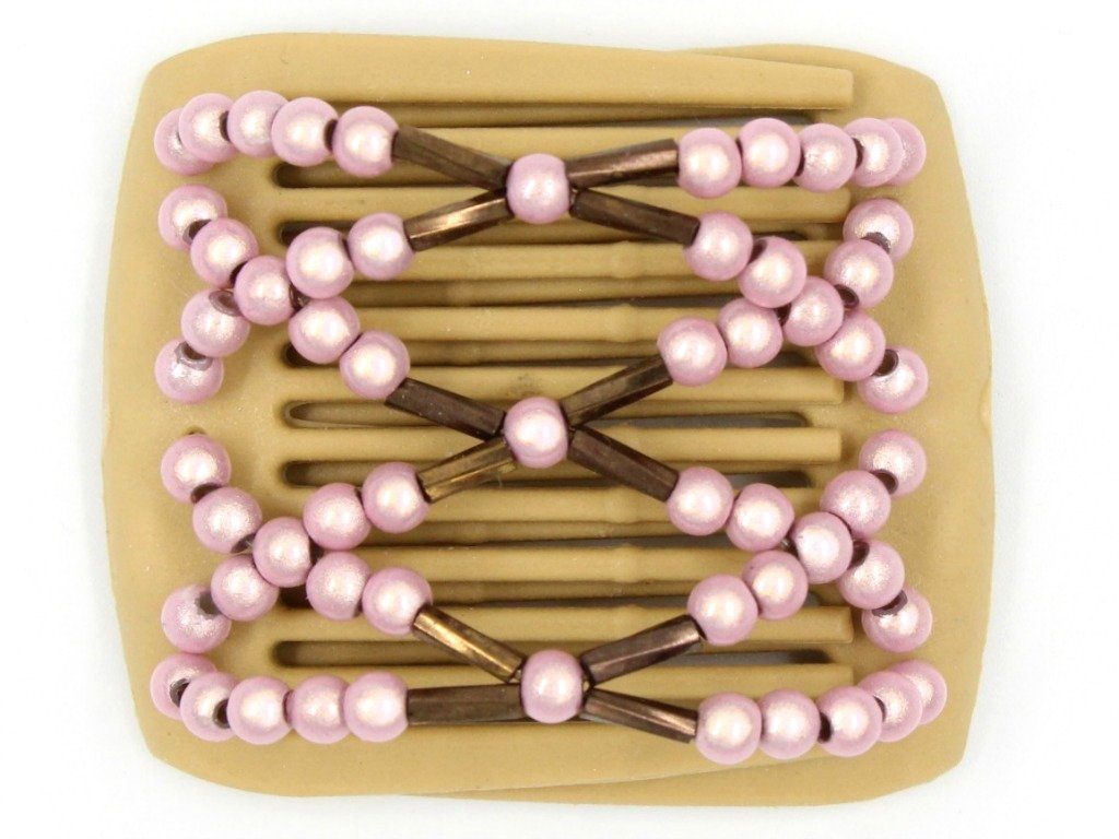 African Butterfly LadyBug Hair Comb - Blonde 05