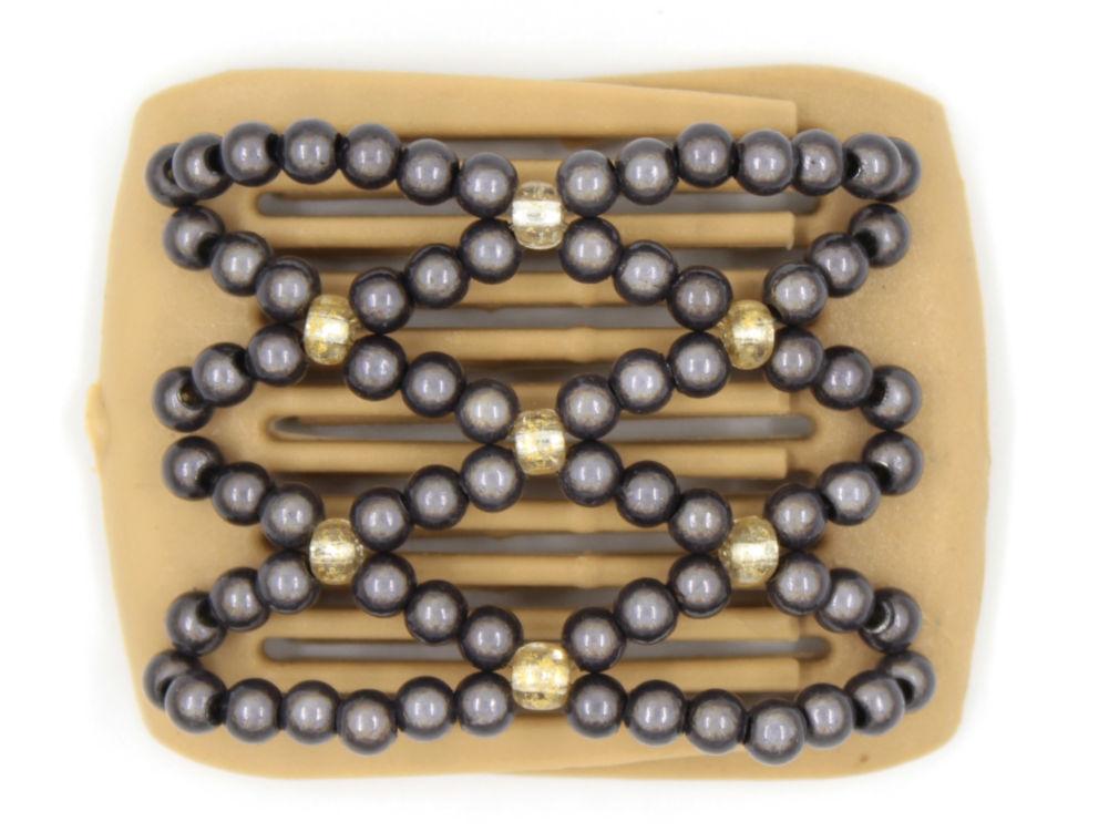 African Butterfly LadyBug Hair Comb - Blonde 08