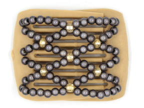 African Butterfly LadyBug Hair Comb - Blonde 08