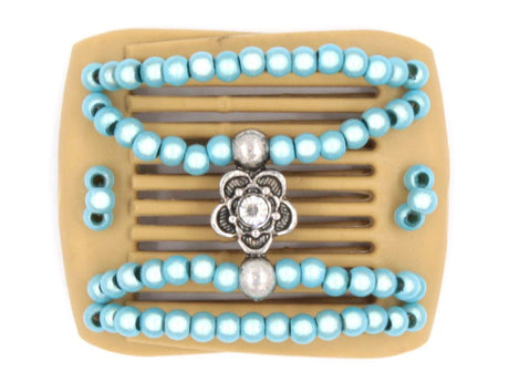 African Butterfly LadyBug Hair Comb - Blonde 15