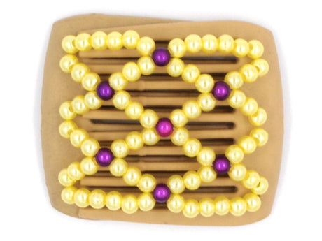 African Butterfly LadyBug Hair Comb - Blonde 16