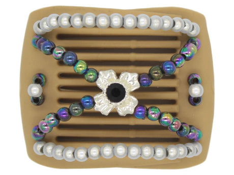 African Butterfly LadyBug Hair Comb - Blonde 19
